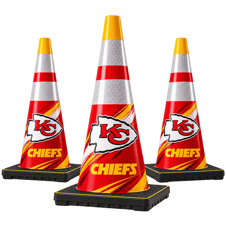 Kansas City Chiefs branded cones